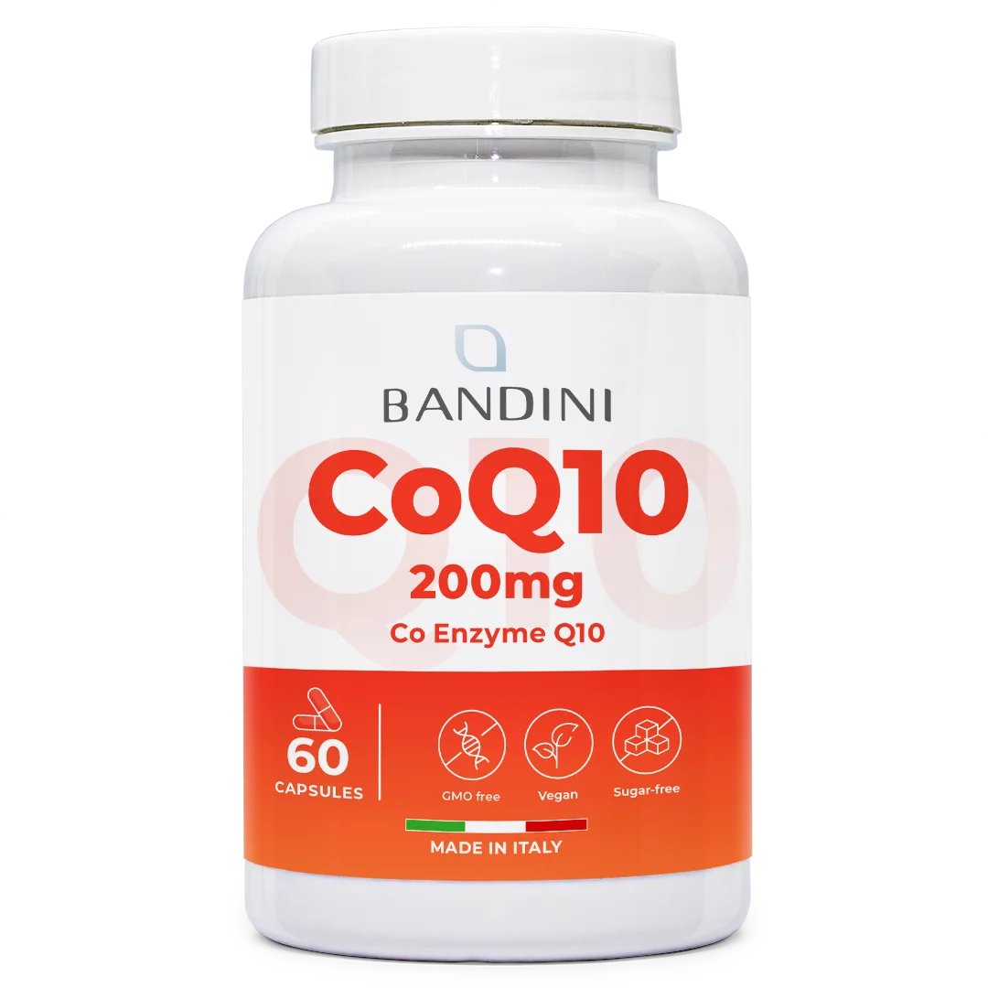 Coenzyme Q10 60 cps_UK Bandini Coenzyme Q10 200mg 60 capsules