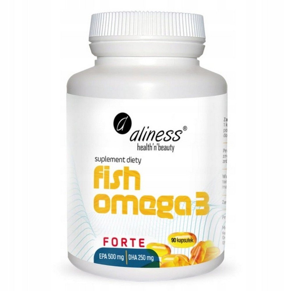 alineness fish omega 3 forte 500250 mg epa dha 90 capsules Aliness Fish Omega 3 Forte 500/250 mg 90 Capsules