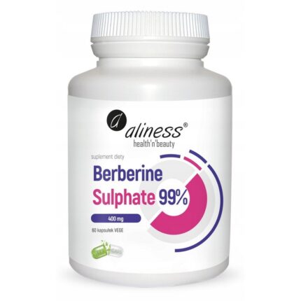 Aliness Berberine Sulphate 99% 400 mg 60 Capsules