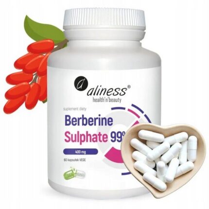 Aliness Berberine 99% 400 mg 60 Capsules