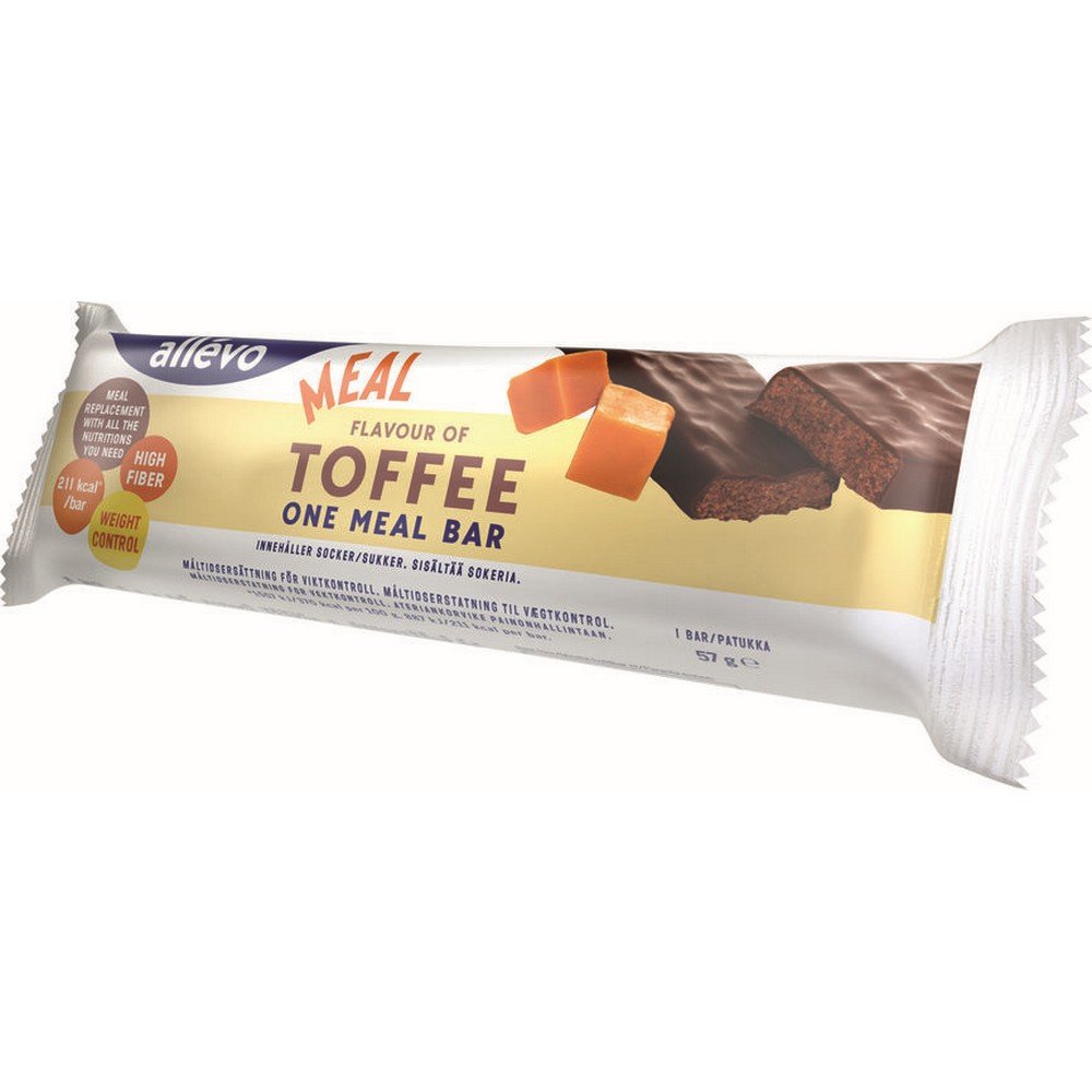 allevo toffee meal bar 57 g Allévo Toffee Meal Bar — 57 g