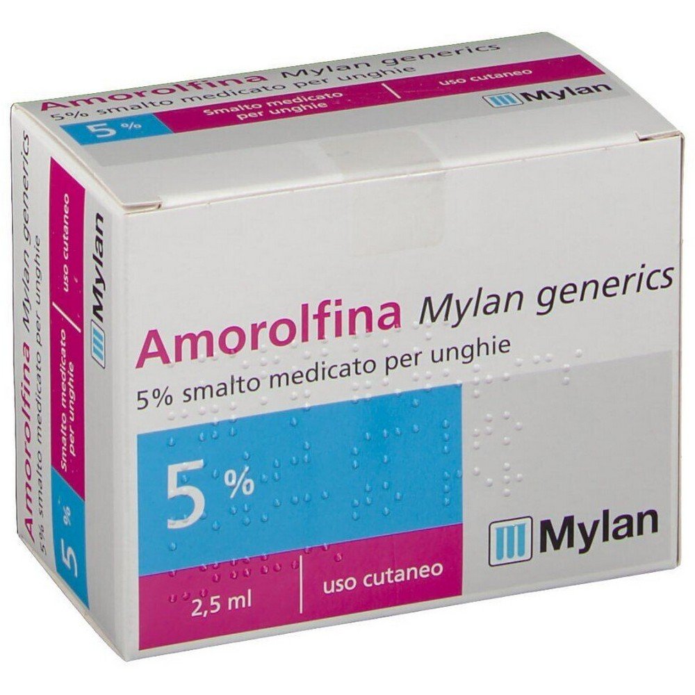 amorolfine antifungal nail polish 5 25ml Amorolfine Antimykotischer Nagellack 5% 2,5ml