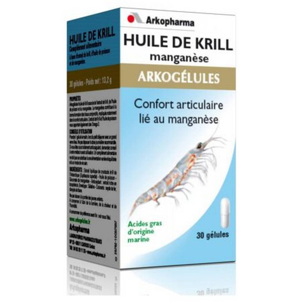 arkocaps krill oil 30 arkogelules huile de krill Arkocaps Krill Oil 30
