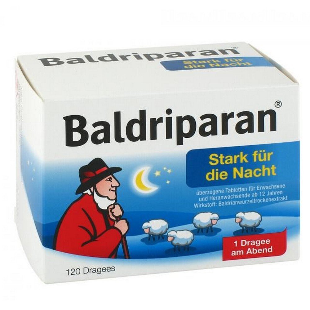 baldriparan heavily coated for the night tab 120 pcs Baldriparan Heavily Coated for the Night Tablets 120 pcs