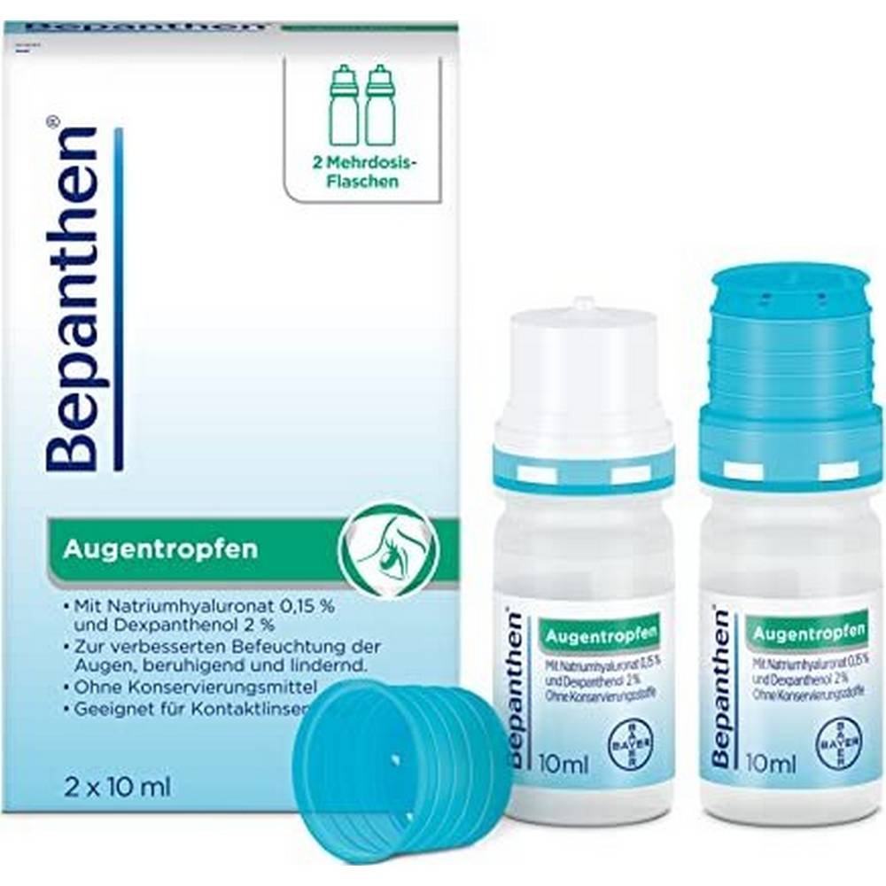 bepanthen augentropfen 20ml 2x 10mlbepanthen eye drops Bepanthen Augentropfen 20 ml (2 × 10 ml) – (Bepanthen eye drops)