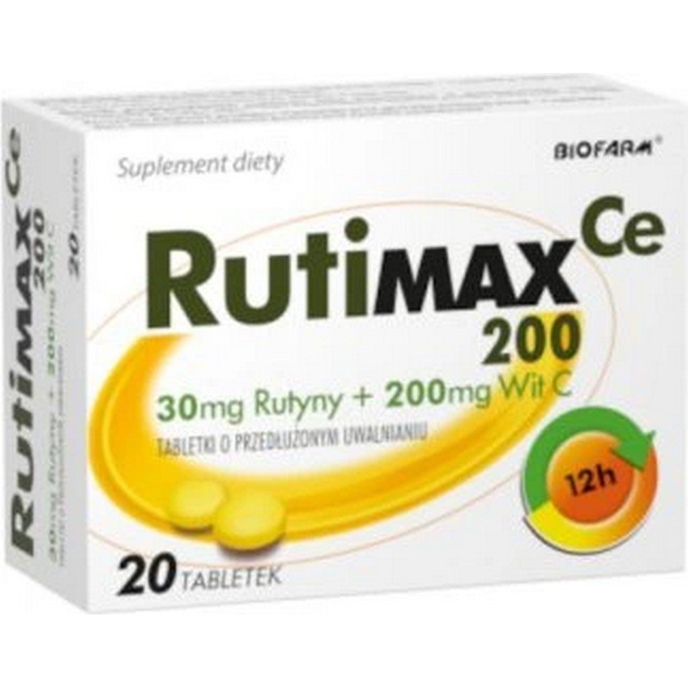 biofarmrutimax ce 200 20rutimax ce 200 20 Biofarm Rutimax Ce 200 20 Tablets
