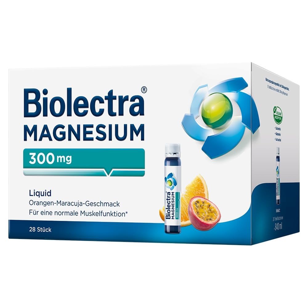 biolectra magnesium 300 mg liquid 28 pcs BIOLECTRA Magnesium 300 mg Liquid