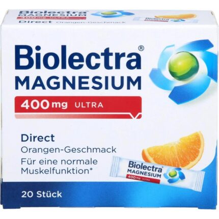 BIOLECTRA Magnesium 400 mg Ultra Direct Orange