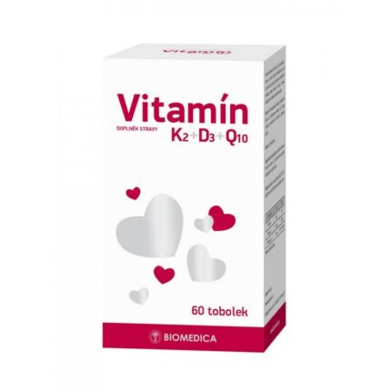 Biomedica Vitamin K2 + D3 + Q10 60 caps
