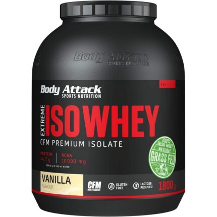 Body Attack Extreme ISO Whey Vanilla – 1 pack