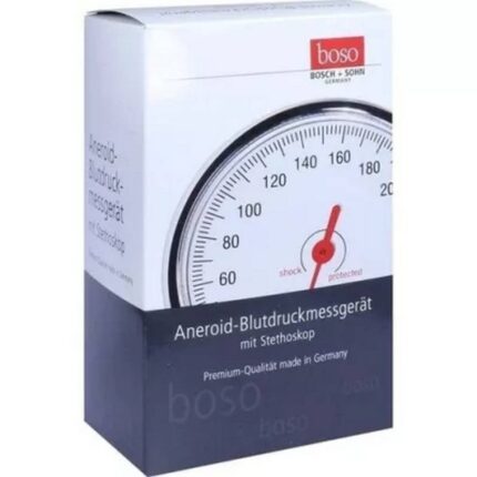 BOSO Egotest Blutdruckm.schwarz aneroid m.Steth., 1 St, Bosch + Sohn GmbH & Co.