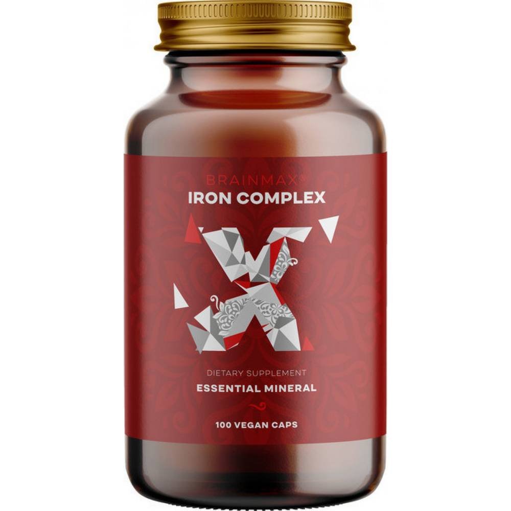 brainmax iron complex zelezo bisglycinat 25 mg 100 BrainMax Iron Complex Iron Bisglycinate 25 mg 100