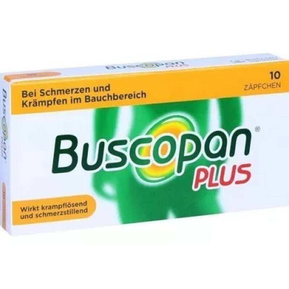 buscopan plus 10 mg800 mg suppositories 10 pcs BUSCOPAN Plus 10 mg/800 mg suppositories — 10 pcs