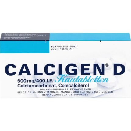 CALCIGEN D 600 mg/400 I.E. Jumper tablets, 50 pcs