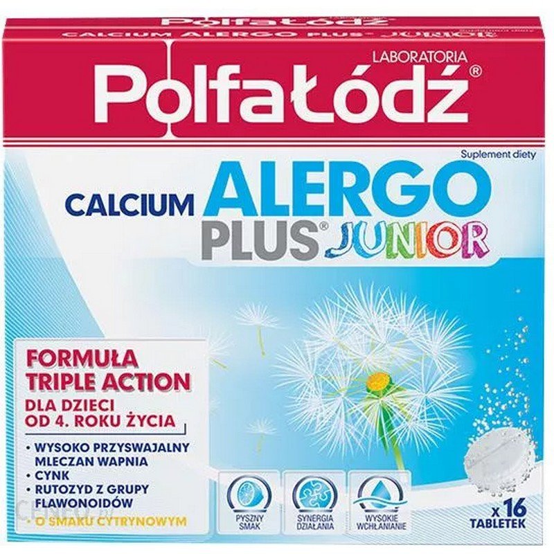 calcium allergo plus junior 16 sachet Calcium Allergo Plus Junior 16 sachets