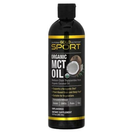 California Gold Nutrition Organic MCT Oil – 355 ml