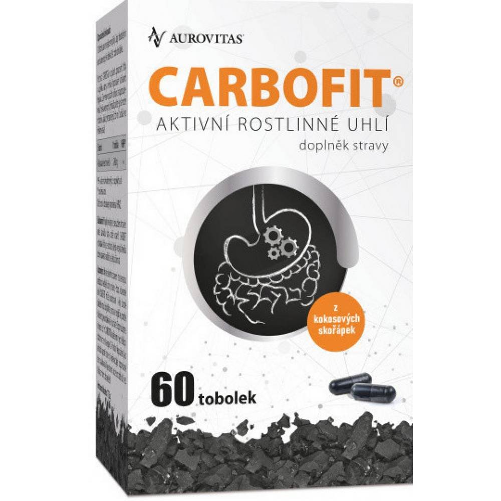 carbofit rostlinne 60 tobolek carbofit vegetable 60 capsules Carbofit Vegetable Charcoal 60 Capsules