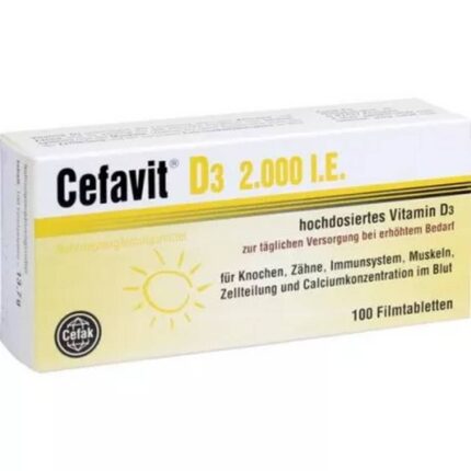 Cefavit D3 2000 IU Tablets 100 Pieces
