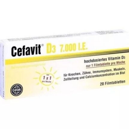 Cefavit D3 7000 IU Film-Coated Tablets 20 Pieces