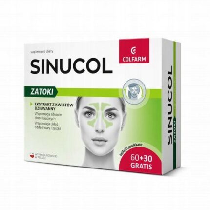 Colfarm Sinucol Sinus 60 + 30 Tablets – Runny Nose & Immunity Support