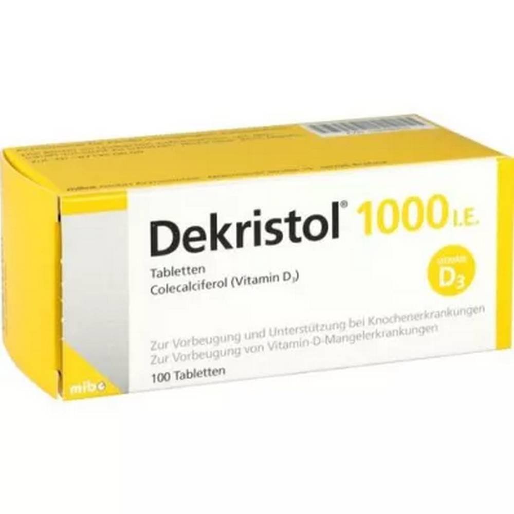 dekristol 1000 ie tablets 100 pcs DEKRISTOL 1,000 I.E. Tablets, 100 pcs