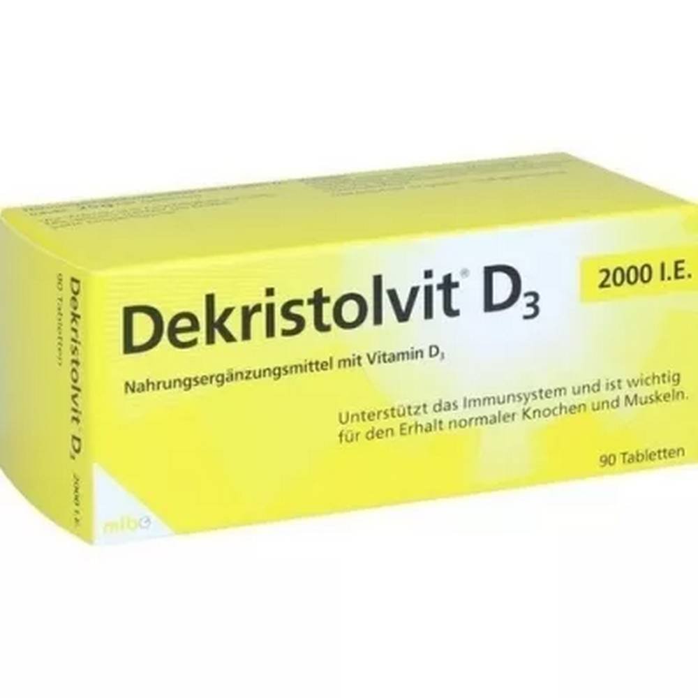 dekristolvit d3 2000 tablets 90 pcs Dekristolvit D3 2000 Tablets 90 Pieces