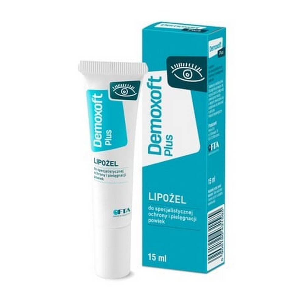 demoxoft plus lipogel for special protection and care of eyelids 15 ml Demoxoft Plus Lipogel for Eyelid Protection and Care 15 ml