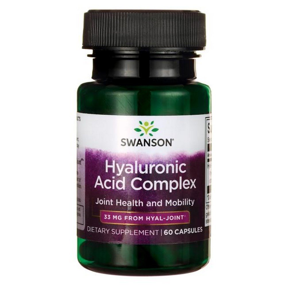 dietary supplement hyaluronic acid complex hyaluronic acid capsules 60 pcs swanson health Swanson Hyaluronic Acid Complex Capsules 60 Pieces