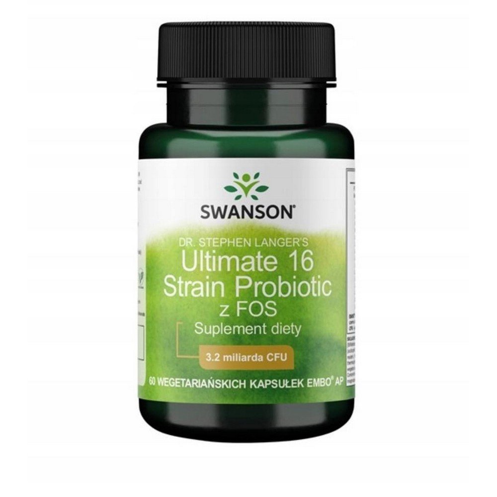 dietary supplement swanson health products ultimate 16 strain probiotic 60 capsules Swanson Ultimate 16 Strain Probiotic 60 capsules