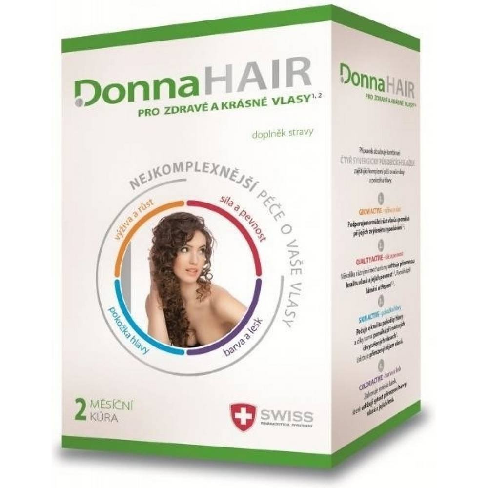 donna hair 2 mesicni kura 60 Donna Hair 2 Hair Growth Formula 60