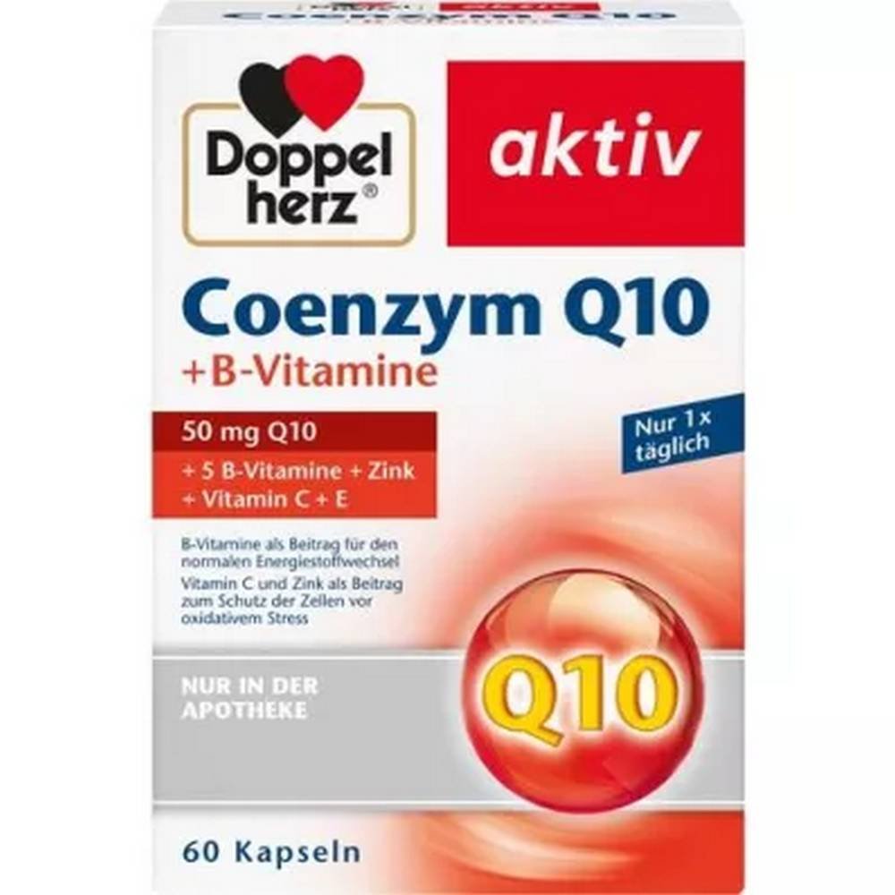 doppelherz coenzyme q10b vitamins capsules 60 pcs Doppelherz Coenzyme Q10 + B Vitamins Capsules 60 Pieces
