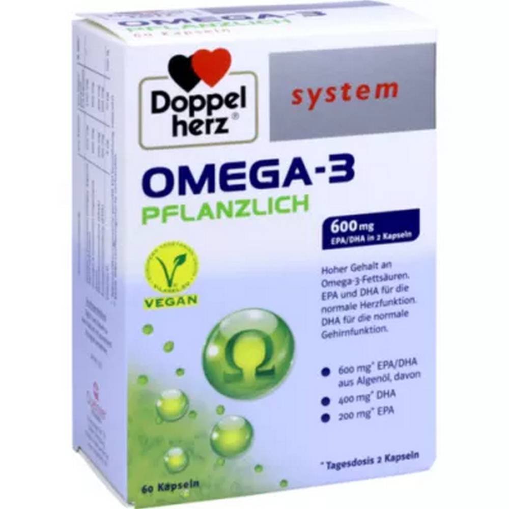 doppelherz omega 3 vegetable system capsules 60 pcs Doppelherz Omega-3 Vegetable System Capsules 60 Pieces