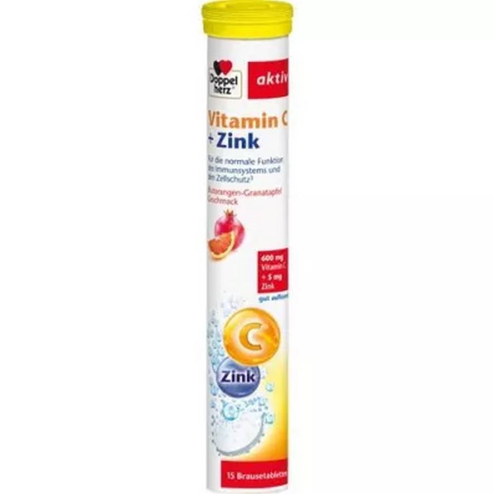 doppelherz vitamin czink tablets 15 pcs Doppelherz Vitamin C + Zinc Tablets 15 Pieces