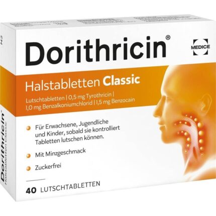 Dorithricin Throat Lozenges Classic 40 pcs