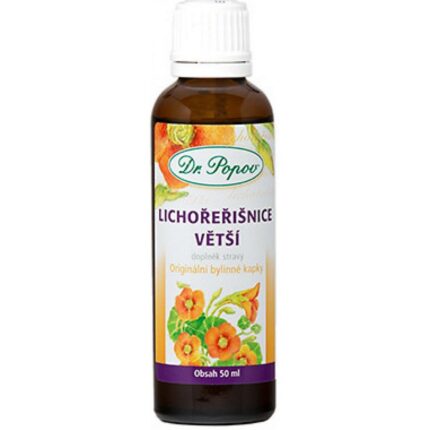 Dr. Popov Lichořešnice Larger Herbal Drops 50ml