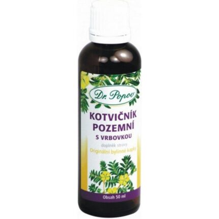 Dr. Popov Kotvičník Ground with Willow Herbal Drops 50ml