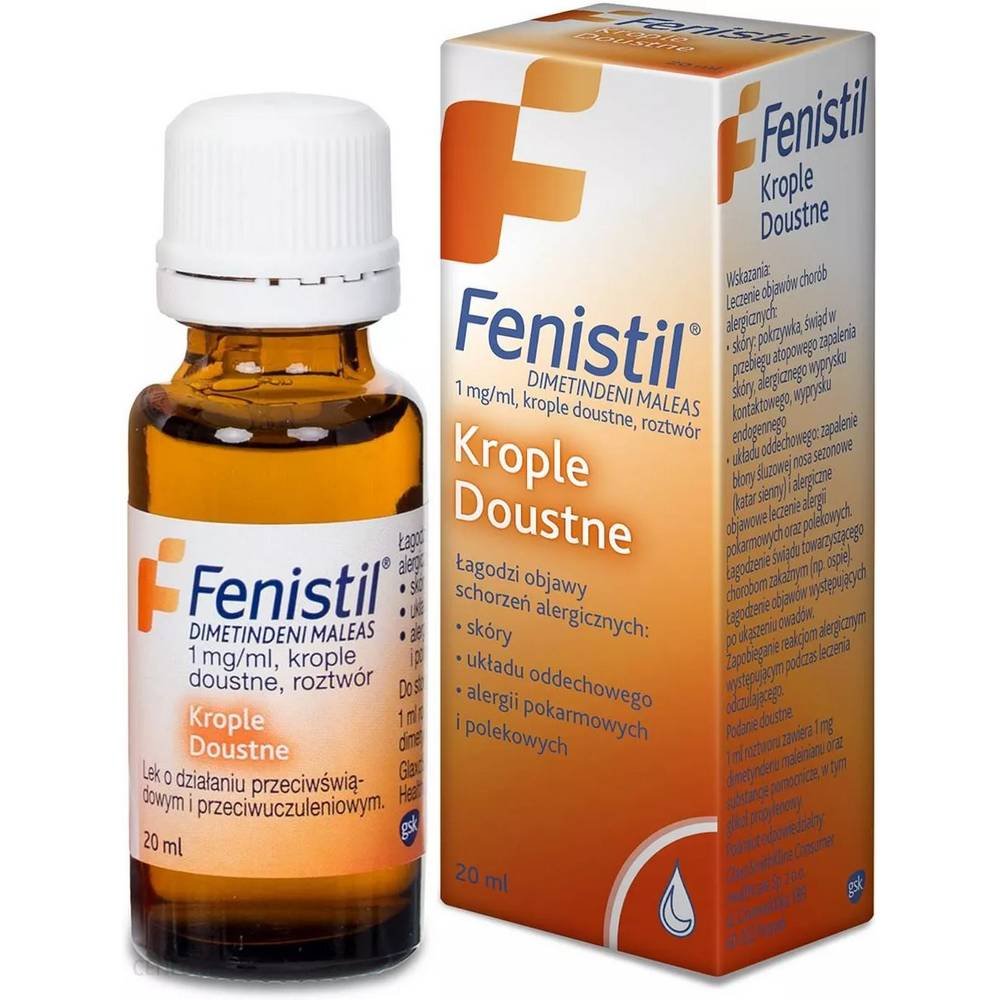 fenistil 1mg1ml 20ml Fenistil oral drops 1 mg/ml 20 ml