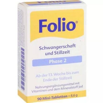 Folio Iodine 2 Tablets 90 Pieces