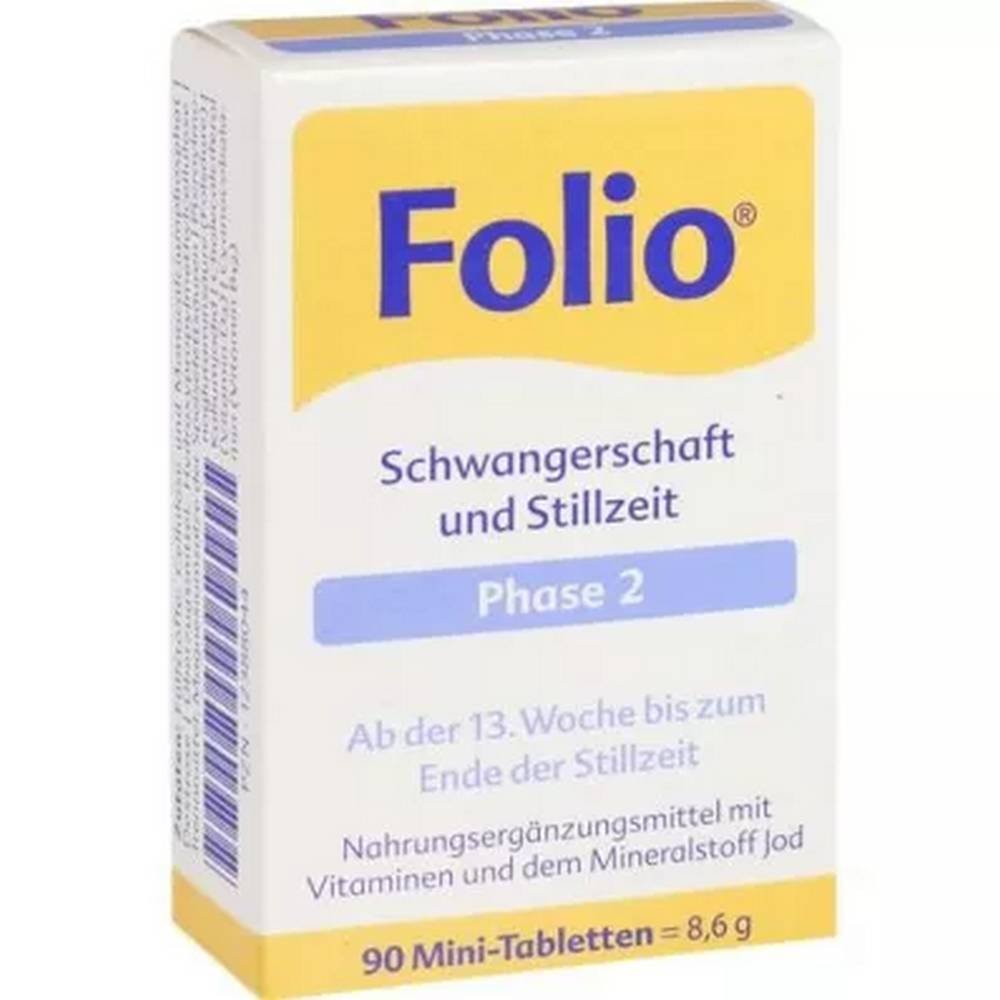 folio 2 tablets 90 pcs Folio Iodine 2 Tablets 90 Pieces