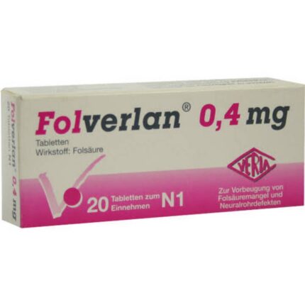 FOLVERLAN 0.4 mg tablets, 20 pcs