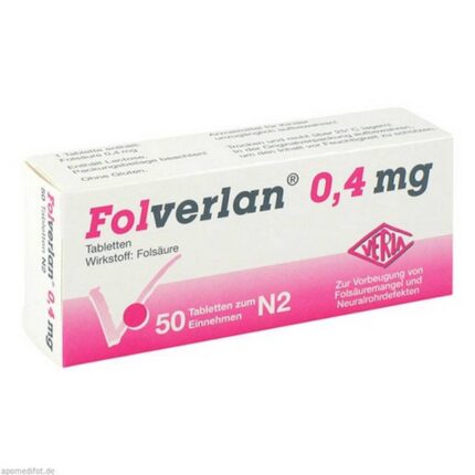 FOLVERLAN 0.4 mg tablets, 50 pcs