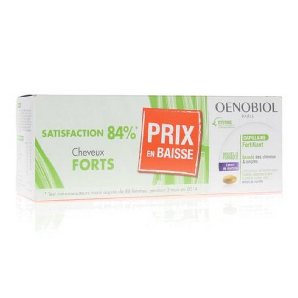 fortifying hair oenobiol 60 2 1 Oenobiol Fortifying Hair 60 Capsules (2 + 1 Pack)
