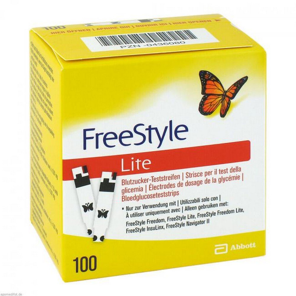freestyle lite test strips without coding 100 pc FreeStyle Lite Test Strips (No Coding) 100 pcs
