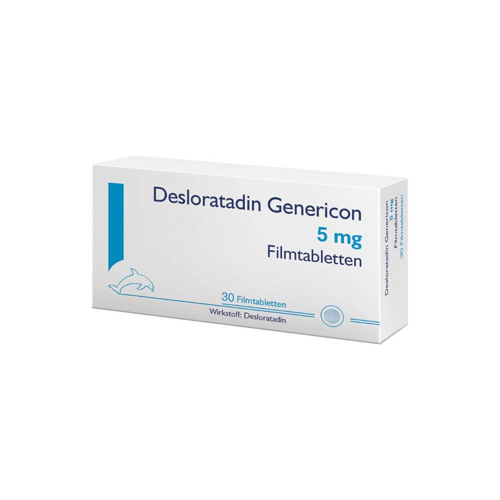 genericon desloratadin 5mg filmtabletten 30 stuckgenericon desloratadine 5mg film coated tablets Genericon Desloratadin 5 mg Filmtabletten — 30 Stück (Genericon Desloratadine 5 mg film-coated tablets)