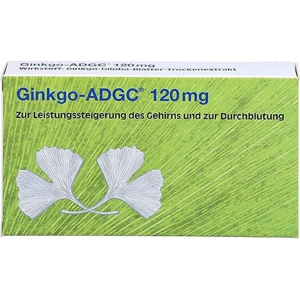 ginkgo adgc 120mg film coated tablets 20 pieces Ginkgo ADGC 120mg Film-Coated Tablets 20 pcs