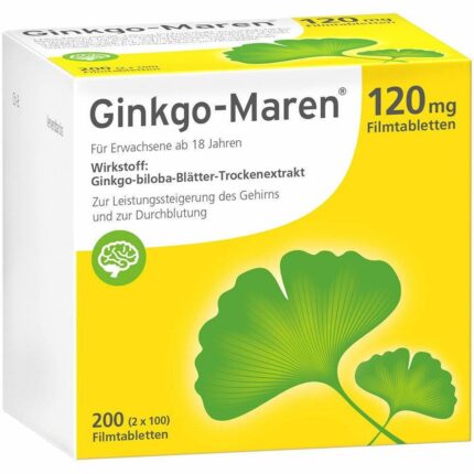 Ginkgo-Maren 120 mg Film-Coated Tablets 200 pcs