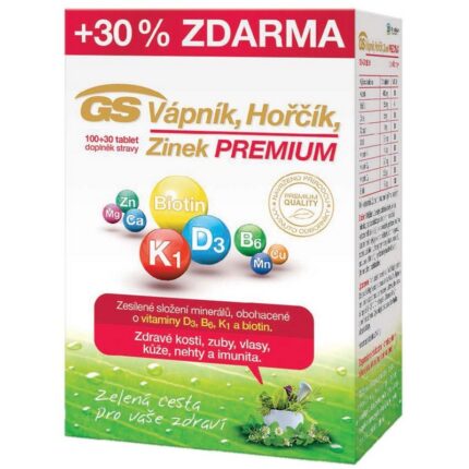 GS Calcium Magnesium Zinc Premium 130 tab