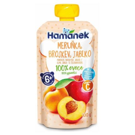HAMANEK Peach with apricot and apple 6m+ 100 g