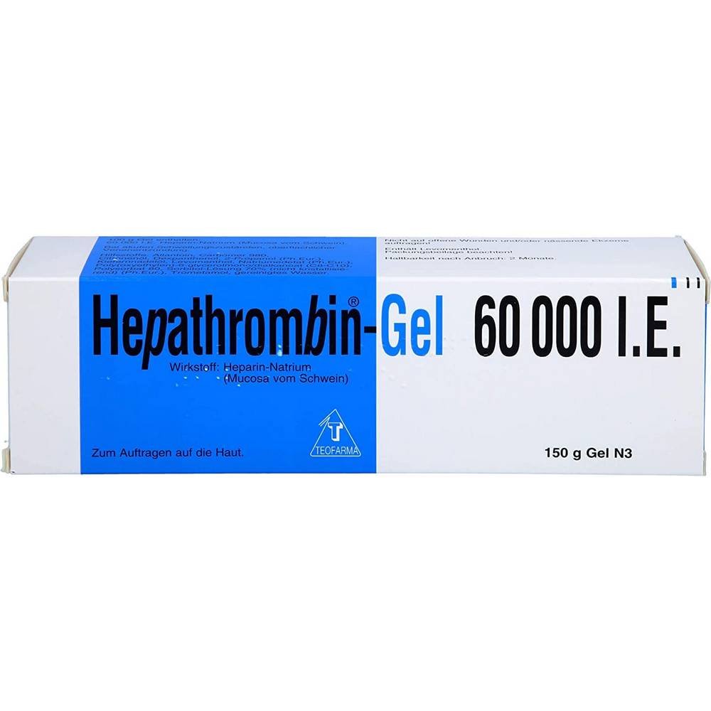 hepathrombin 60000 gel 150g HEPATHROMBIN 60,000 Gel, 150g