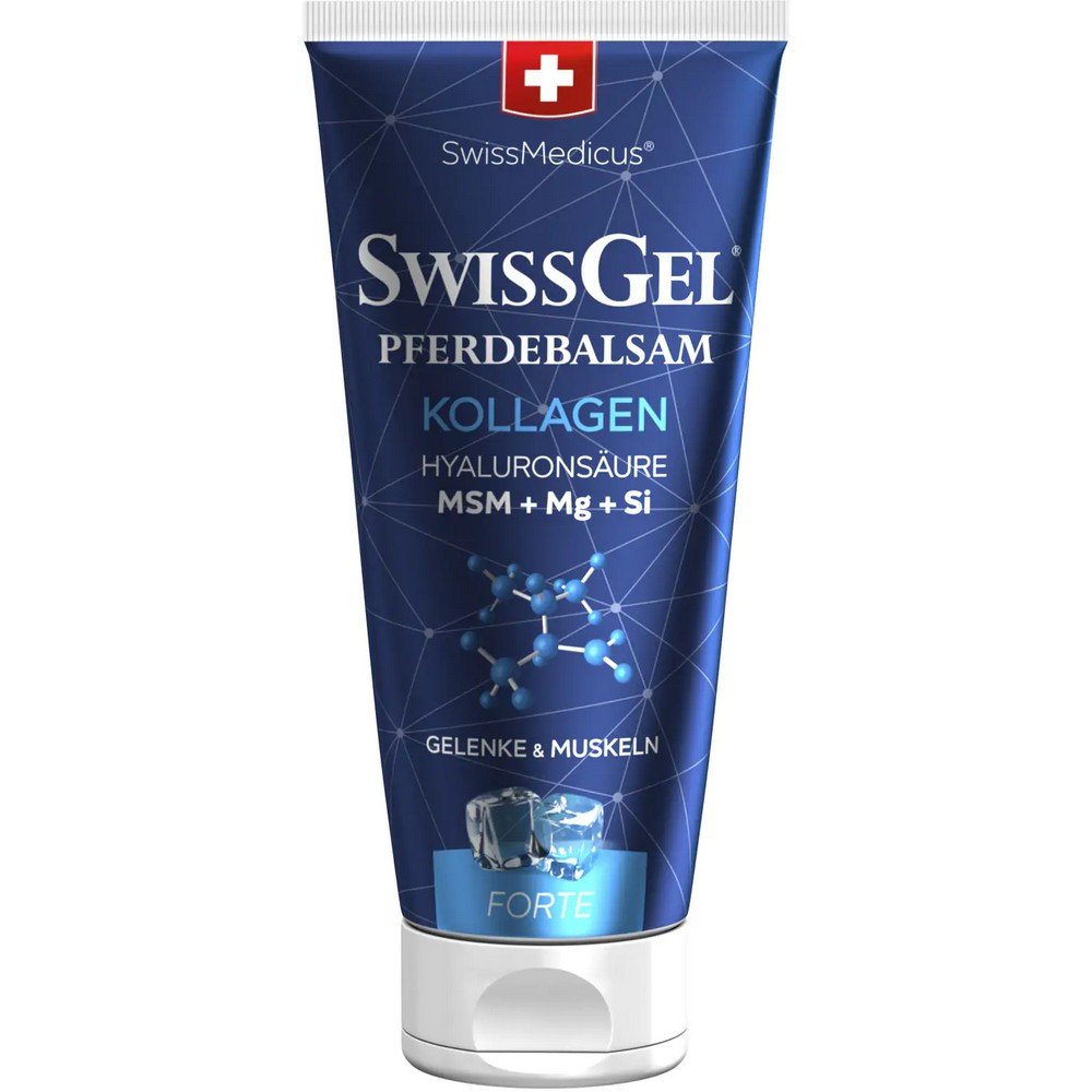 horse ointment with marine collagen cooling forte 200 ml Herbamedicus Horse Ointment with Collagen Forte Warming Swiss Gel 200 g